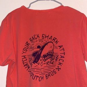 Dutch bros crop t shirt